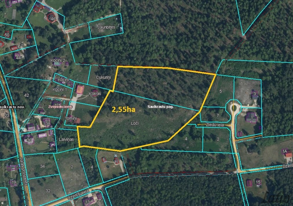Zeme — Loči, Zvejniekciems, Saulkrastu novads