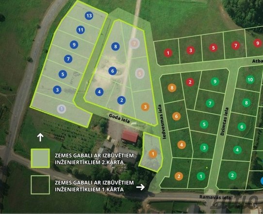 Zeme — Goda iela, Ķekavas pagasts, Ķekavas novads