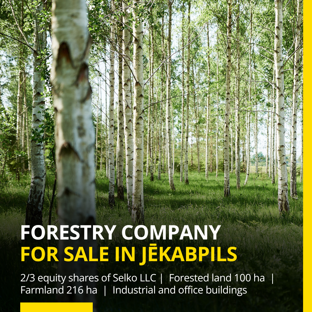 FORESTRY COMPANY FOR SALE IN JĒKABPILS